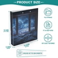 thumbnail image 3 of FORMRS 3 Ring Binder 1.5 inch with Pockets Set of 2 Clip Board 200 Sheets Capacity, Window Space, 3 of 8
