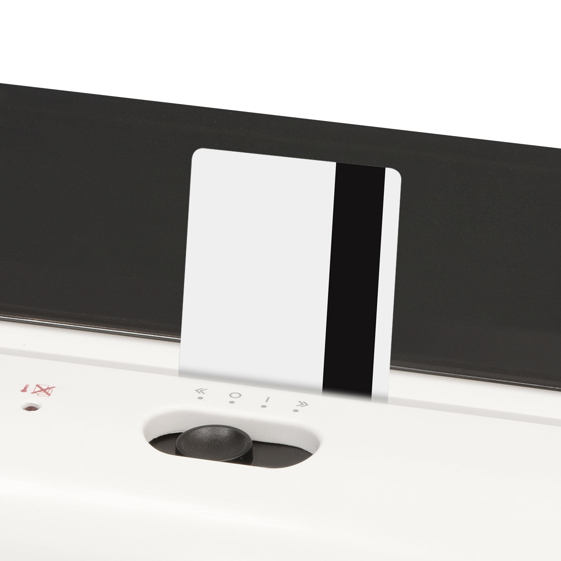 Boxis® AutoShred® 60-Sheet Auto Feed Microcut Paper Shredder - White - Includes a 12 Pack of Shredcare® Lubricant Sheets