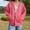 Pink, variant on Daolelai Women's Casual Long-Sleeved Hooded Solid Color Casual Sweatshirt