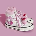 Alex 2025 Sanrio Anime Hello Kitty Print Canvas Shoes, HighTop Unisex