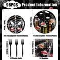 thumbnail image 2 of Servilletas Andi Cppss Black Spider de Party Supplies, 96 unidades, 2 of 7