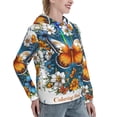 thumbnail image 2 of KLL Spring Butterfly Flowers for Womens Pullover Hoodie with Pocket Hooded Long Sleeve Shirts Sweatshirt for Women-Medium, 2 of 7