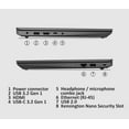thumbnail image 3 of Lenovo V15 15.6" FHD Laptop, Intel Core i7-1255U, 16GB, 4TB SSD, 3 of 5