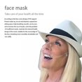 thumbnail image 4 of Freer 3D Face Mask Transparent Reusable Fog Proof Mask Office Shop Breathable PE Plastic Face Cover, 4 of 8
