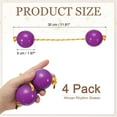 thumbnail image 2 of Uxcell Rhythm African Shaker Kashaka Shaker Ball Kashaka Hand Percussion Instruments with Yellow Rope, Fit for Wedding Purple, 2 of 7