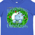 thumbnail image 4 of Inktastic I Want a Hippopotamus for Christmas Boys or Girls Toddler T-Shirt, 4 of 5