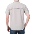 thumbnail image 5 of Afdoent Shirt For Men Male Short Sleeve Shirt Casual Loose Solid Color Workwear Summer Shirt Casual Vacation Top, 5 of 5