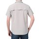 thumbnail image 5 of Camisa de manga corta para hombre - Informal, holgada, lisa - Ropa de trabajo de secado rápido - Verano - Bolsillos utilitarios - Poliéster, 5 of 5