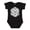 AB-Black, variant on 20 Sided White Dice Boys or Girls Baby Bodysuit