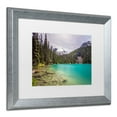 thumbnail image 2 of Trademark Fine Art 'Middle Joffre Lake' Canvas Art by Pierre Leclerc, White Matte, Silver Frame, 2 of 3