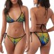 thumbnail image 3 of Balery Peacocks Pijama Estampado Bikini de Dos Piezas para Mujer - Conjunto de Bikini Ajustable Sexy y Cómodo para Playa, 3 of 6
