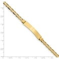 thumbnail image 3 of 14K Yellow Gold bracelet ID Anchor 8 in 7 mm 4.8 Link, 3 of 3