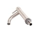 thumbnail image 2 of Robinet de lavabo en acier inoxydable brossé pour salle de bain, robinet d'eau froide simple, 2 of 4