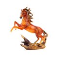 thumbnail image 2 of Decoración de escritorio de la estatua de caballo marrón 17.5x6.5x21cm adorno decorativo de mesa para bibliotecas, studios multipropósito, 2 of 9