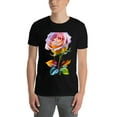 thumbnail image 3 of Summer Short Sleeve Tops Crew Neck Shirts for Men Flowers (4)Plus Size Tee Shirts XS-5XL, 3 of 5