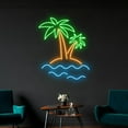 thumbnail image 3 of Handmadetneonsign Beach Tropical Palm Island Led Sign, Tropical Palm Tree Neon Sign, Wall Décor, 3 of 5