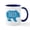 White/Navy Inside, variant on CafePress - Papa Bear Mugs - 11 oz Ceramic Mug - Novelty Coffee Tea Cup