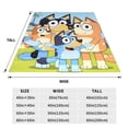 thumbnail image 4 of Lsque Bluey Pattern Fuzzy Fleece Throw Blanket Extra Large,Super Soft,Fluffy and Warm Blankets for Couch,Bed,All Season Use (50"x40"), 4 of 7