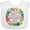 AA-White, variant on Inktastic Happy Mother's Day- Flowers Boys or Girls Baby Bib