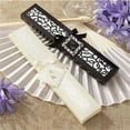thumbnail image 3 of SPRING PARK Paper Hand Fans Bamboo Folding Pocket Fan Wedding Party Favors with Storage Box, 3 of 7