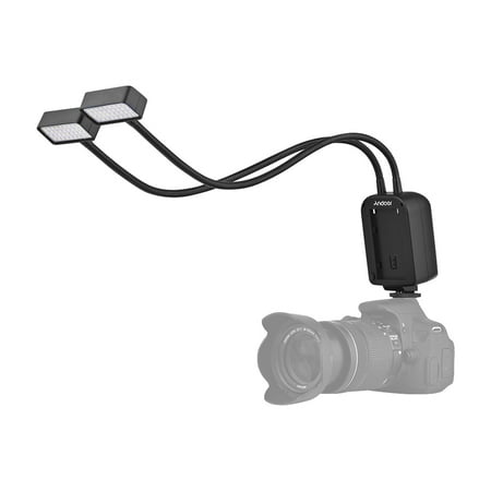 Andore GN15 Macro Flash Light Lamp Speedlite with Flexible Metal Hose Adjustable Angle for Canon Nikon Panasonic Olympus Sony (Alpha) Fujifilm Pentax DSLR Camera (Best Dslr For Macro Photography)