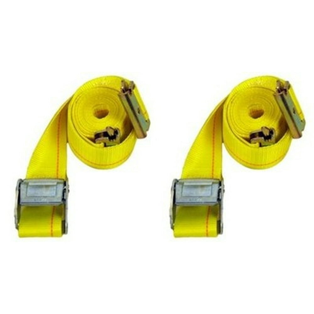 2 Pack 12Ft Cam Lock Truck  Cargo Tie Hold Down E Track Strap