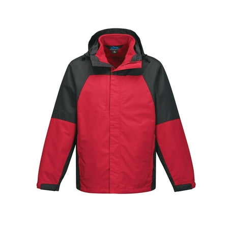 TM Men's 2 In I 100% Polyester W/R Jacket, Inside Poly Fleece Jacket