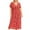Red, variant on Drses Summer Dresses for Women 2024 Women's Oversized Summer Fashionable V-neck Short Sleeved Printed Casual Dress Women's Casual Dresses