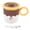 Coffee brown, variant on BIMZUC 400ml Electric Stirring Coffee Mug – One‑Click Automatic Mixing Cup, Portable Plastic, Blue, 2‑Second Start, Multi‑Use for Milk, Protein, Milkshake