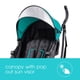 thumbnail image 3 of Summer Infant 3Dlite Convenience Stroller, Teal - Lightweight Stroller with Aluminum Frame, Large Seat Area, 4 Position Recline, Extra Large Storage Basket, 1 Count (Pack of 1), 3 of 5