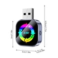 thumbnail image 3 of 4 In 1 Wireless CarPlay Adapter With Screen Mirroring Seamless Android Auto Integration Plug Play USB Type C Audio Receiver, 3 of 5