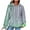 Green, variant on Women's Crewneck Hoodies Cute Floral Printed Pullover Sweatshirts Drawstring Raglan Hooded Sweaters Fall Long Sleeve Waffle Jacket Outwears Tops with Pocket