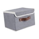 thumbnail image 5 of Contenedor de almacenamiento con tapa, lavable, rectangular, independiente, resistente al polvo y con tapa gris, 5 of 9