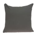 thumbnail image 3 of Nassau Collection Weathered Floral Square Cotton Throw Pillow - 20" - Gray and Cream, 3 of 4