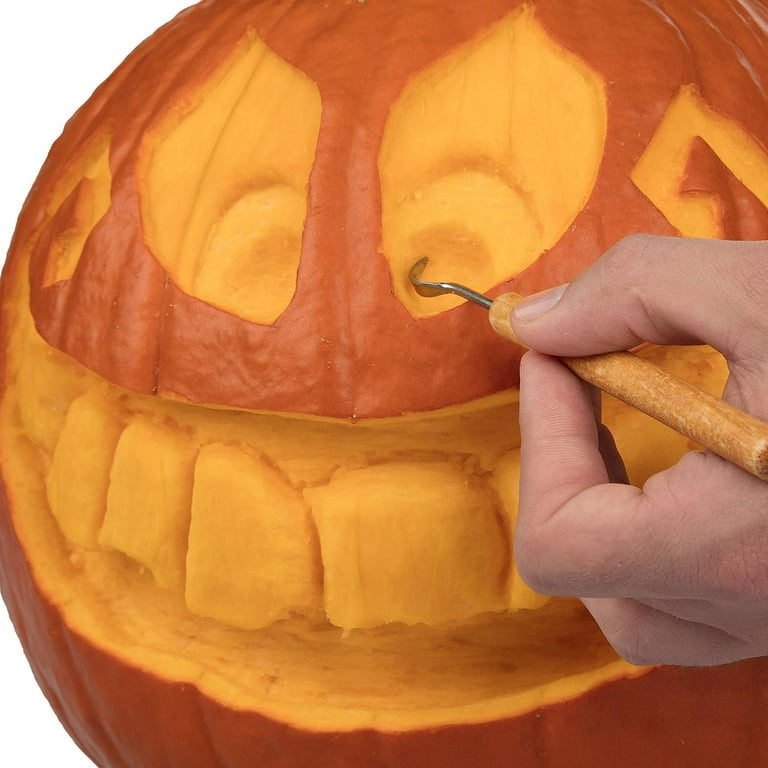 21-Piece Professional Pumpkin Carving Kit - Double Sided Utensils