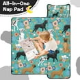 thumbnail image 4 of Dog Pattern with Pioneer Flower Background Toddler Nap Mats for Kids Preschool,Sleeping Mat Bag or Kids,Toddler Sleeping Bag,Toddler Nap Mat or Daycare, 4 of 6