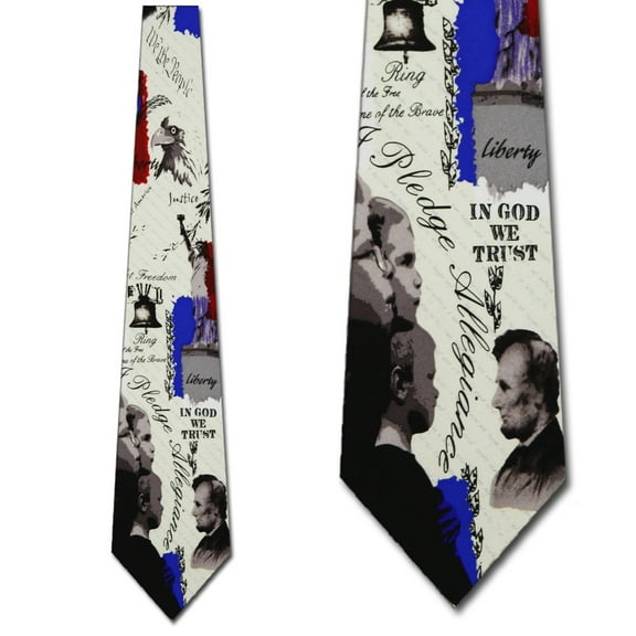 Pledge of Allegiance Necktie Mens Tie by Tieguys