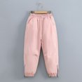 thumbnail image 6 of Girls Insulated Snow Pants - Waterproof Fleece Lined Winter Outdoor Ski Hiking, Pink,Size 12-13T, 6 of 9