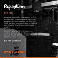 thumbnail image 5 of RefrigiWear Iron-Tuff Enhanced Visibility Siberian Jacket - HiVis, Insulated Work Coat, Water-Repellent, Windproof, -50°F Comfort Rating, Navy - 5XL, 5 of 6