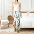 thumbnail image 5 of Uemuo Animals-1 Pattern Women's Wide Leg Palazzo Lounge Pants with Pockets Light Weight Loose Comfy Casual Pajama Pants-X-Large, 5 of 9