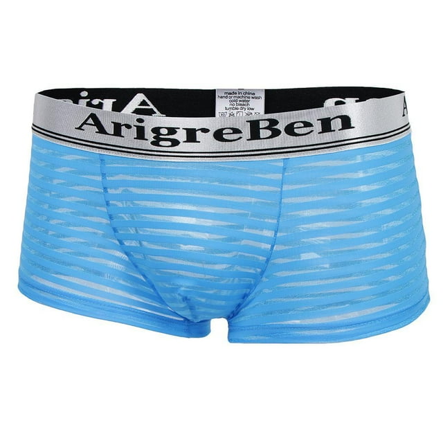 Calzoncillos Transpirable Hombres Calzoncillos De De Boxeador Calzoncillos Suaves De Interior SG Hugo Ropa interior de malla de los hombres