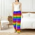thumbnail image 4 of Rateoe Colorful Glitter Rainbow Pattern Women’s Ultra-Soft Comfy Pajama Lounge Pants Sleepwear,Comfortable Lounge Wear,lightweight Pajamas, Casual Home Wear-Large, 4 of 6