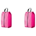 thumbnail image 2 of Decodeary Sac à Chaussures Imperméable et Résistant à l'Humidité Protège les Articles Faciles à Polyester Sac de Rangement de Chaussures de Voyage Sacs de Chaussures de Voyage Rose L 2Set, 2 of 6