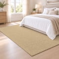 Beige Textured Runner Rug 2'7