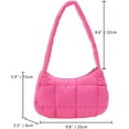 thumbnail image 6 of LinYooLi Quilted Puffer Handbag Padded Puffy Purse for Women Lightweight Cotton Padding Hobo Bag Shoulder Purse, 6 of 6