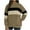 Sweaters for Women Khaki, variant on Sinpiling Plus Size Sweaters for Women S-4X Casual Long Sleeve Crewneck Pullover Knitted Tops Ladies Trendy Color Block Comfort Sweater