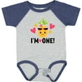 thumbnail image 3 of Inktastic First Birthday Hawaiian Pineapple Girls Baby Bodysuit, 3 of 5