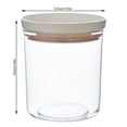thumbnail image 4 of Food Container Kitchen Stackable Moisture-proof Grain Organizer Transparent Sealing Storage Holder with Lid, Pink, 350ml, 4 of 5