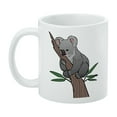thumbnail image 3 of Koala Resting on Eucalyptus Tree White Mug, 3 of 4