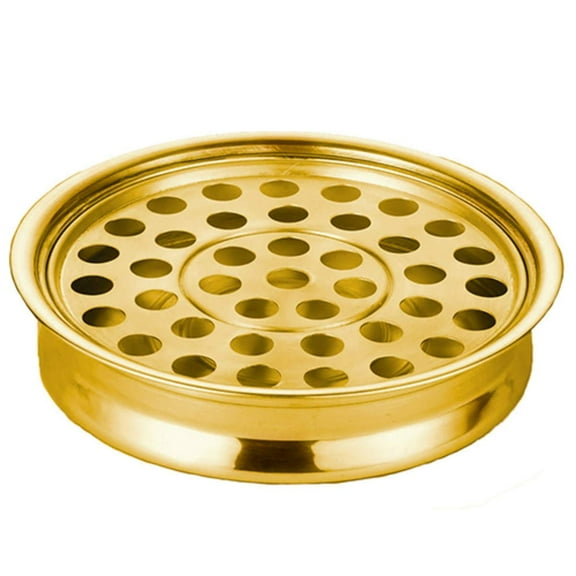 Sudbury Polished Brass Tone Communion Tray, 12 1/4 Inch